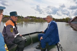 Уполномоченный посетил село Корсаково-2, пострадавшее от паводка