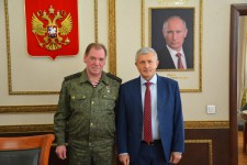 И. Чесницкий встретился с командующим Восточным округом войск национальной гвардии Российской Федерации