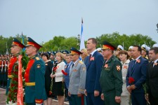 3 сентября Уполномоченный по правам человека в Хабаровском крае возложил цветы к Вечному огню Мемориального комплекса на площади Славы в г. Хабаровске