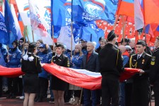 Уполномоченный принял участие в митинге, посвященном восьмой годовщине провозглашения Декларации о суверенитете ДНР и приуроченном ко Дню подвига